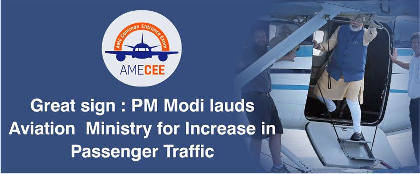 ‘Great sign’ PM Modi lauds Aviation Ministry for Increase in passenger Traffic